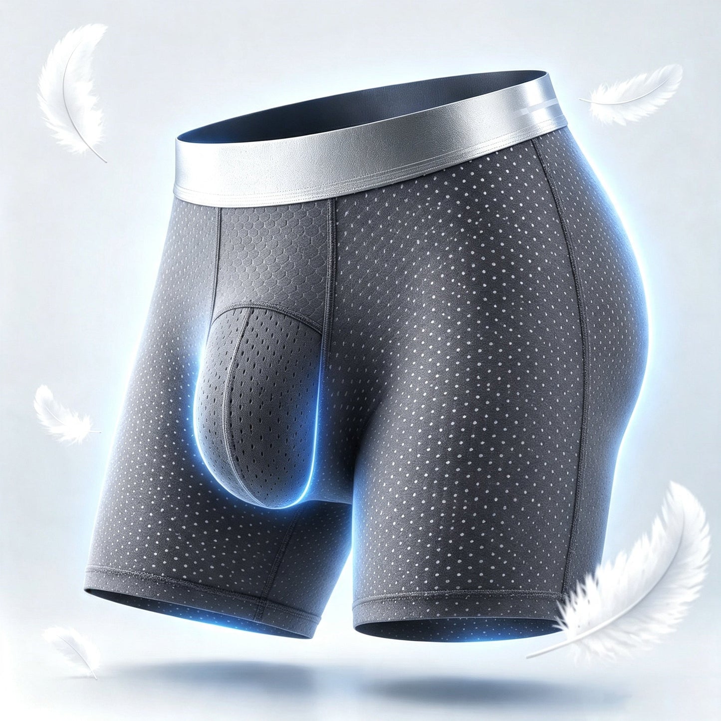 【Buy 3 Get 2 Free】-2026 HOT SALE🔥 Premium Leakproof lceSilk Mesh Men's Boxer