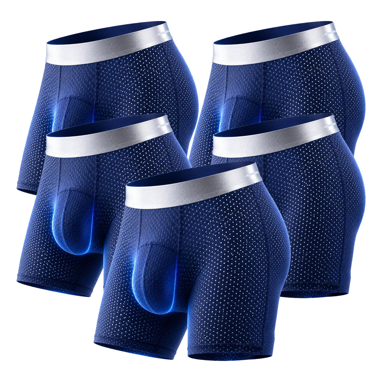【Buy 3 Get 2 Free】-2026 HOT SALE🔥 Premium Leakproof lceSilk Mesh Men's Boxer
